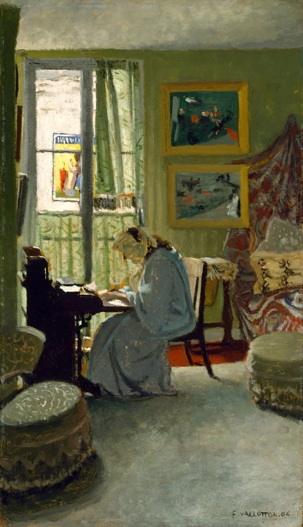 Félix Vallotton - 228, Donna che scrive in un interno, 1904, Museum of Fine Arts, Houston